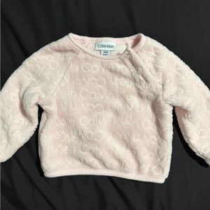 Calvin Klein Soft Pink Baby Pullover